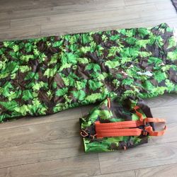 Child’s  kids Backpack Chair and Sleeping Bag