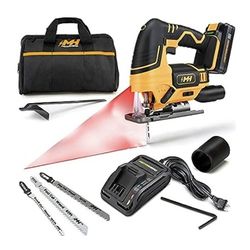 20V Jig Saw Kit - Motorhead Ultra Cordless With Battery And Charger !New!