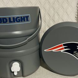 PATRIOTS / Bud Light. Water / Boat  COOLER 