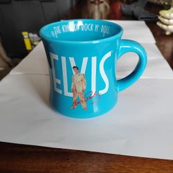 Elvis Presley King Of Rock And Roll Coffee Mug