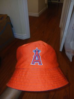 Angels bucket hat reversible yakult hat