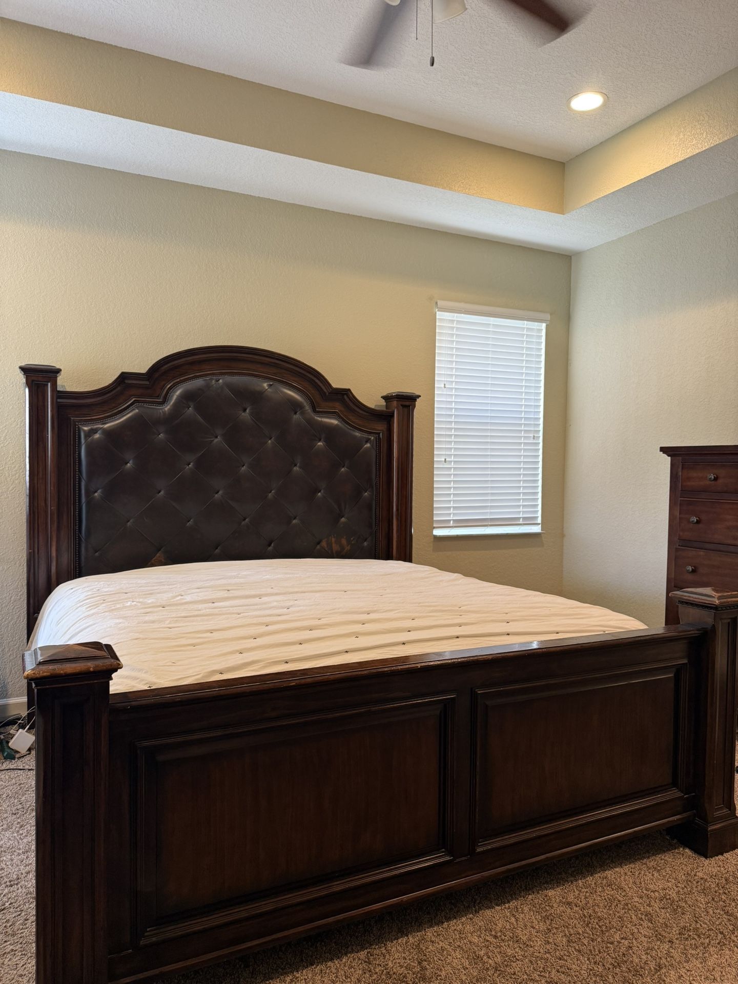 King Bed frame, Dresser, & Nightstand