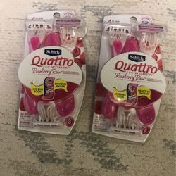 2- 4 Packs Schick Quattro Razors