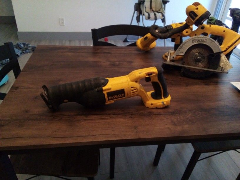 Assorted DeWalt Tools