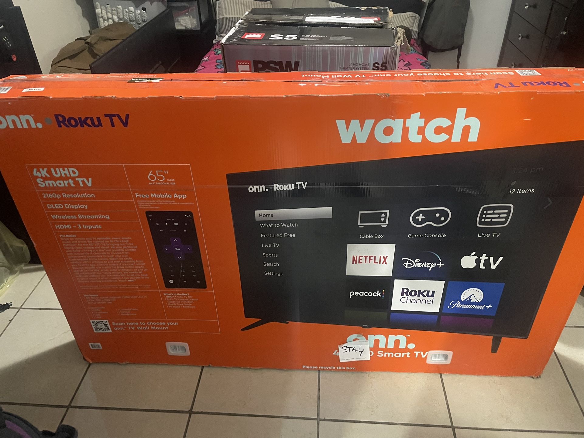 65 Inch Roku Tv Brand New In The Box Sealed