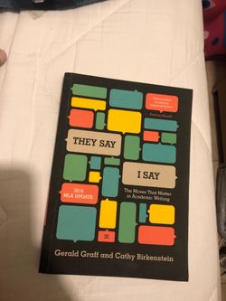 They say I say 3rd edition