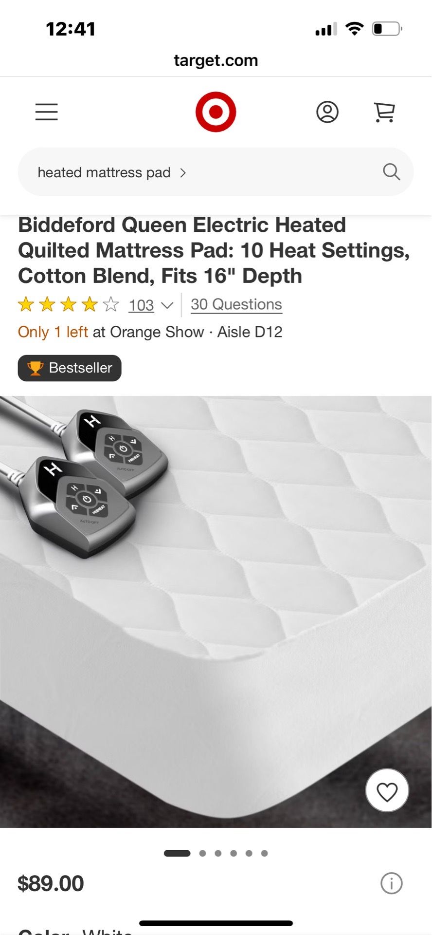 NewHeated Mattress Pad