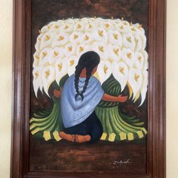 Mexican Oil Paintings - Flower Series 