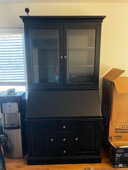 Blackwood hutch with desk