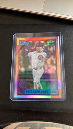 Pete Crow-Armstrong Topps Chrome Rainbow Refractor Card