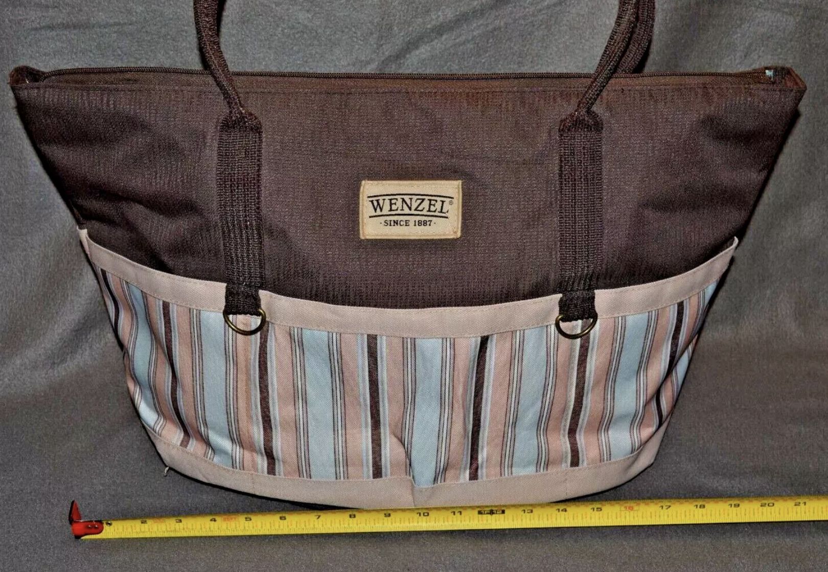 Wenzel Picnic Set Basket 4 Place Setting