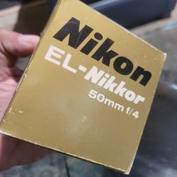 Nikon EL Nikkor 50mm f.4 Photo Enlarging Lens