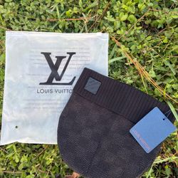 Louis Vuitton Dark Knit Beanie Hat