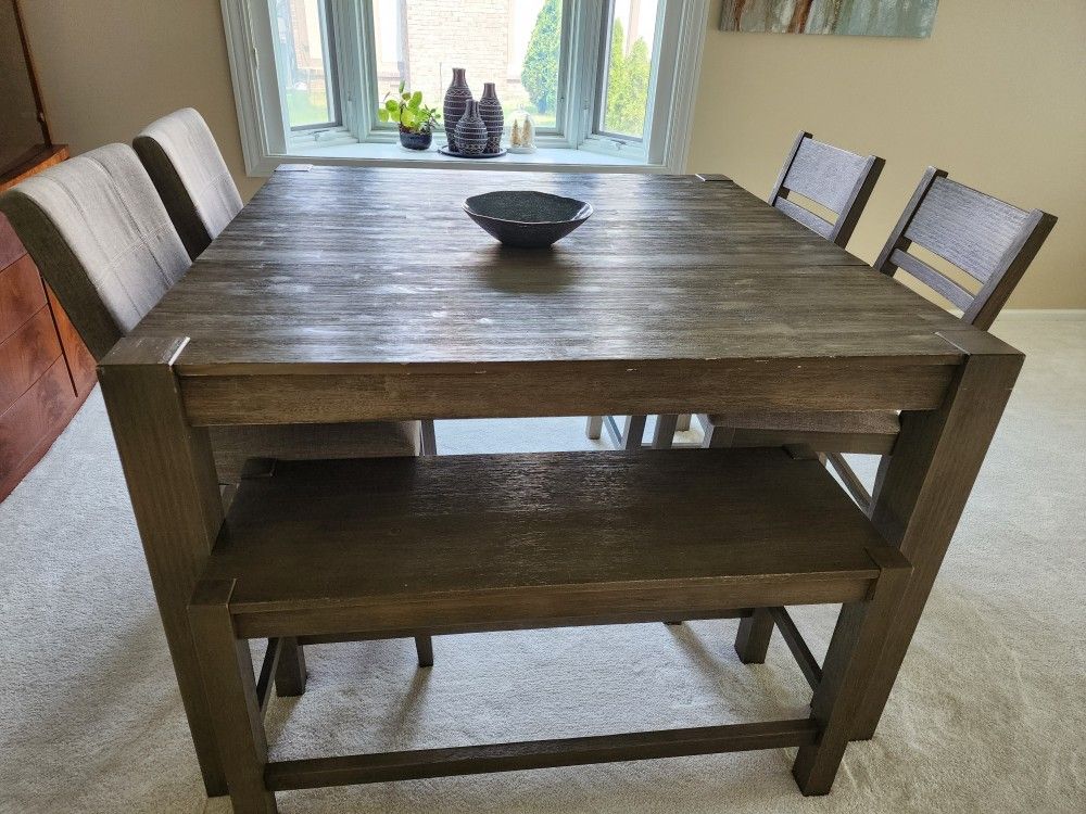 Dining Table Set With Bench