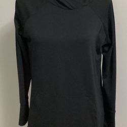 Women’s Black Hooded Amber Top