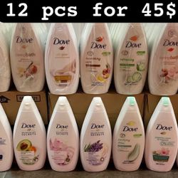 Dove Body WasH 6 Pcs FOr 25$
