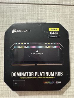64GB RAM DDR5 Corsair Dominator Platinum RGB (2x32GB) 6400 CL32