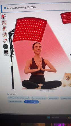 Red Light Therapy Panel with Stand