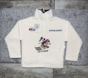 Disney Mickey Mouse Sherpa Quarter-Zip Pullover