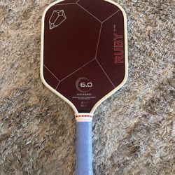 Six Zero Ruby Pickleball Paddle 16mm