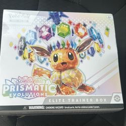 Pokémon Scarlet & Violet  Prismatic Evolutions Elite Trainer Box ETB