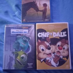 3 Disney Dvd's 