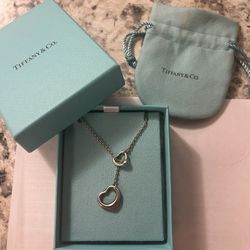 Elsa Peretti Open Heart Lariat Necklace  