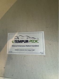Tempur-Pedic Mattress & Foundation – Great Deal!