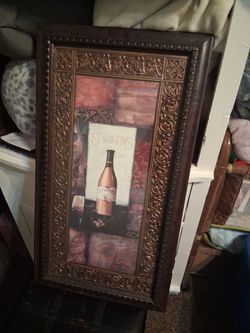 Wine kitchen frame