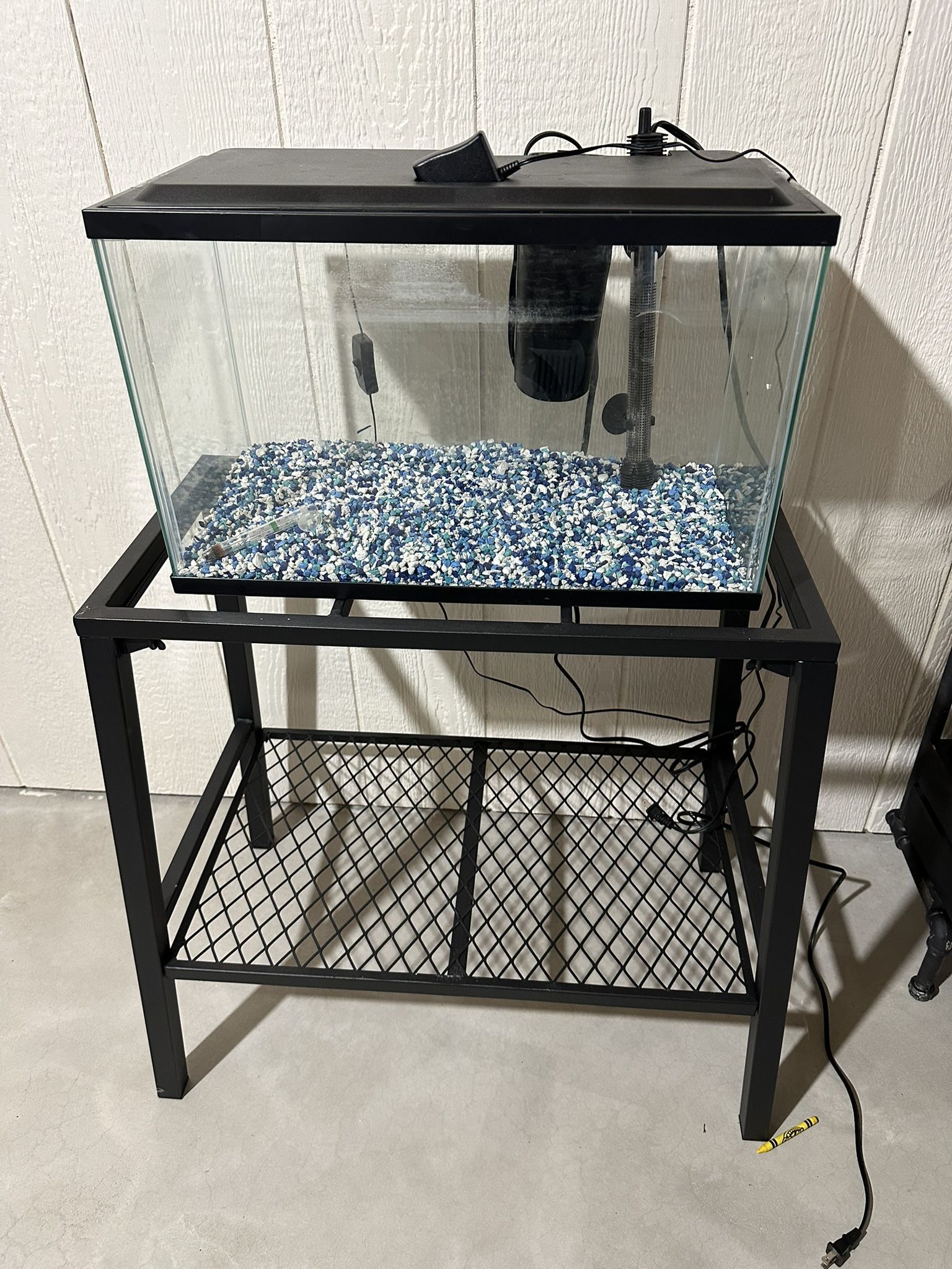 20 Gal Fish Tank And Stand