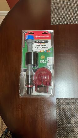 Fluid Master, Universal Fill Valve And 3 Inch Flapper