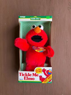 TYCO Sesame Street Tickle Me Elmo Interactive Talking Plush 1996 MPN 62715