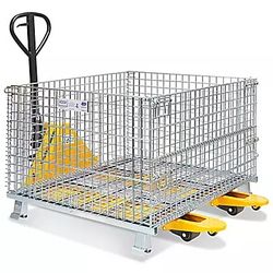 Uline Storage Container 48x40x30 Fold Down Side #4000