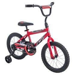 16" Huffy Rock It Kids Bicycle, for Kids Ages 4+ Years, Training Wheels, Red