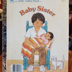Little Golden Book #306-55 Baby Sister 1986