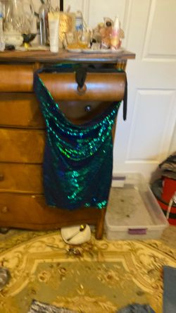 Beautiful Greenish Blue Party Dressage