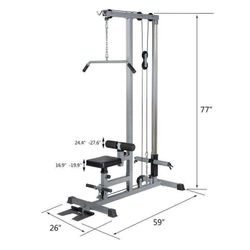 Lat pull down machine