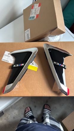OEM BMW X3M fender trim