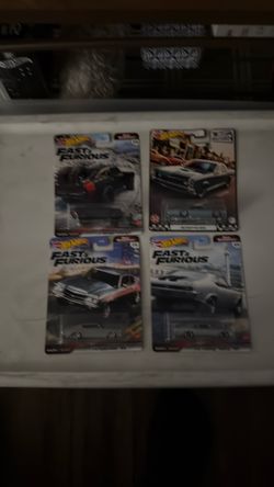 4 Hot Wheels Fast and Furious