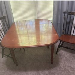 Drop Leaf Table 2Chairs Hitchcock Furniture