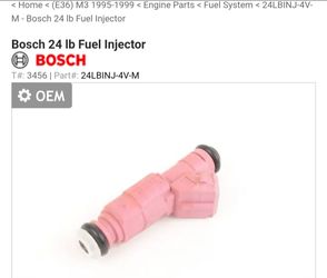 Bosch 24 lb injector
