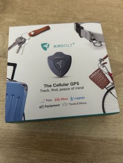 AirBolt Cellular GPS Tracker New in Box Black