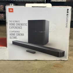 JBL Bar - Soundbar With Built-In Virtual Surround BRAND NEW 