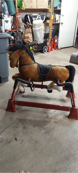 Kids Spring Rocking Horse Ride-On Toy