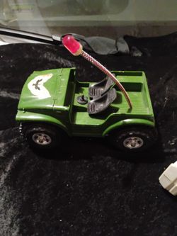 Vintage Green Westminster 4x4 Buggy Patrol Military Jeep toy car $20.00
