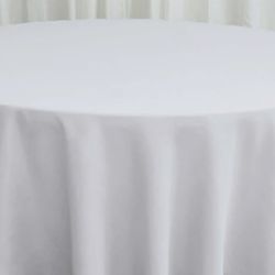 White Round Table Cloths New 