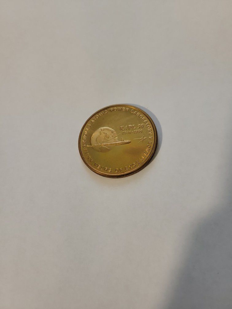 Knolls  Atomic Power Laboratory (KAPL) 50th Anniversary coin