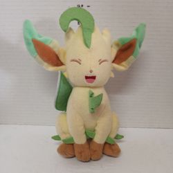 Tomy Pokemon Leafeon 8" Plush Stuffed Toy