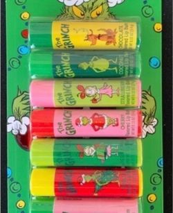 The Grinch Flavored Lip Balm Set