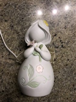 Porcelain Angel Light